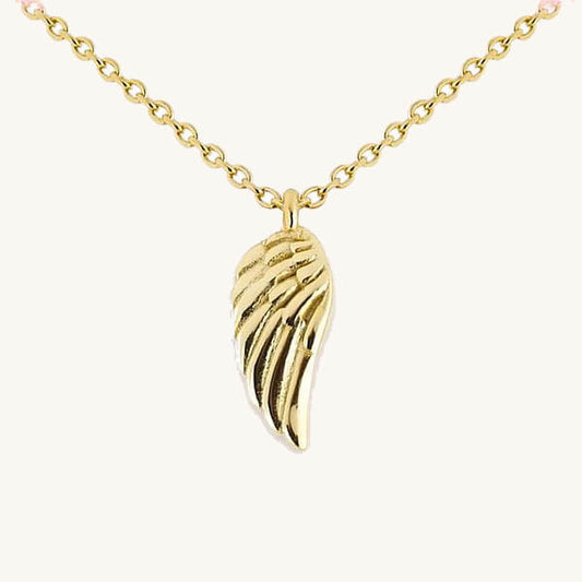 Guardian Angel Wing Pendant Necklace