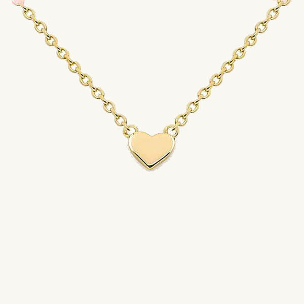 Tiny Heart Pendant Necklace 